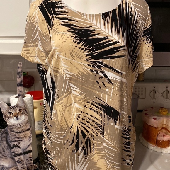 Z womens Ruby Rd. Casual cap sleeve stretch regular size top XL - Picture 1 of 4